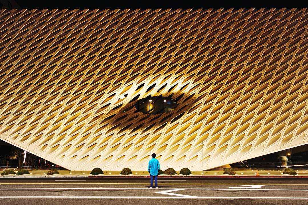 Oscar Reyes Chavez at The Broad Museum in Los Angeles